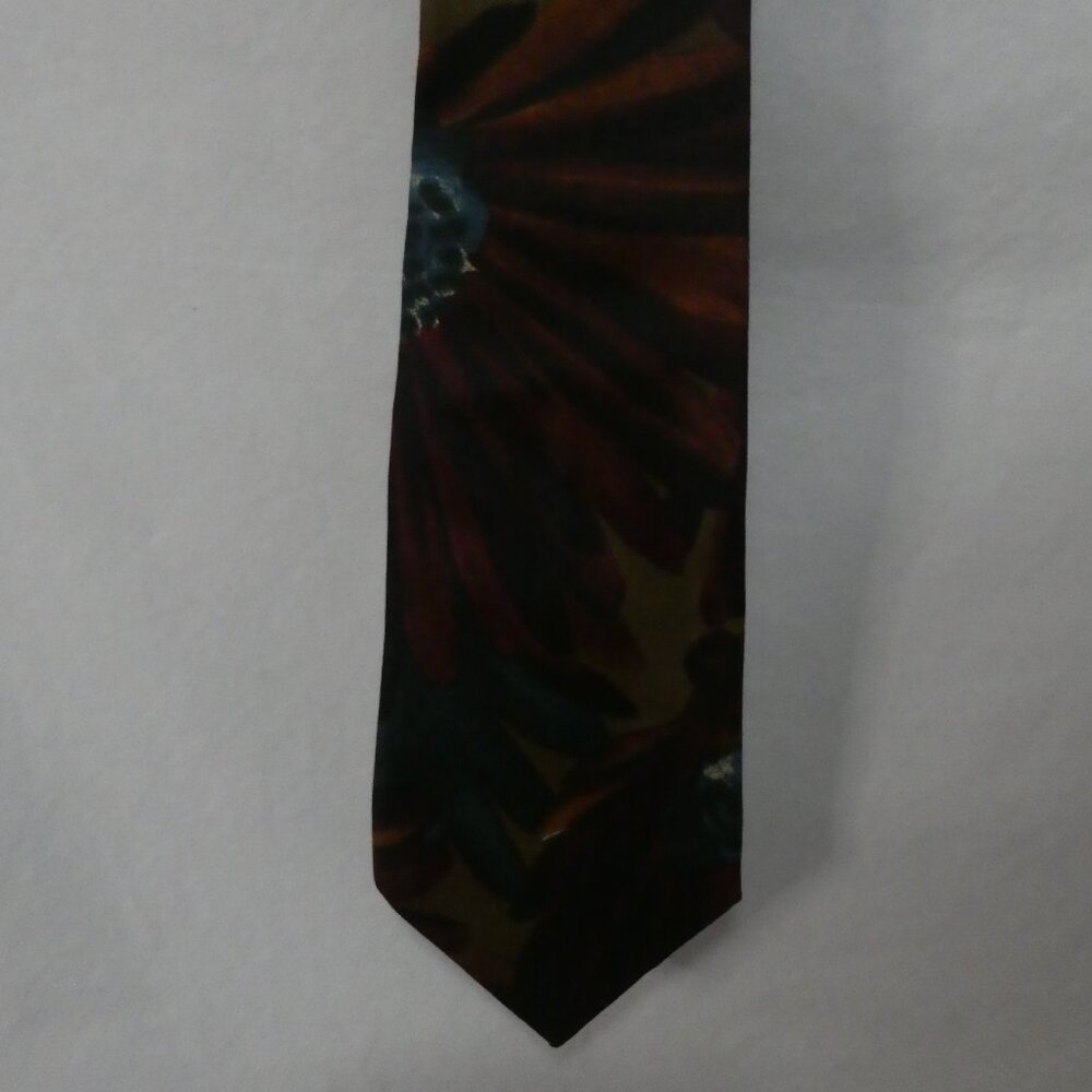 Unbranded | OS one size | Floral Silk Tie | Made In Canada 🟥🍁🟥